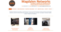 Desktop Screenshot of magdalennetworks.co.uk